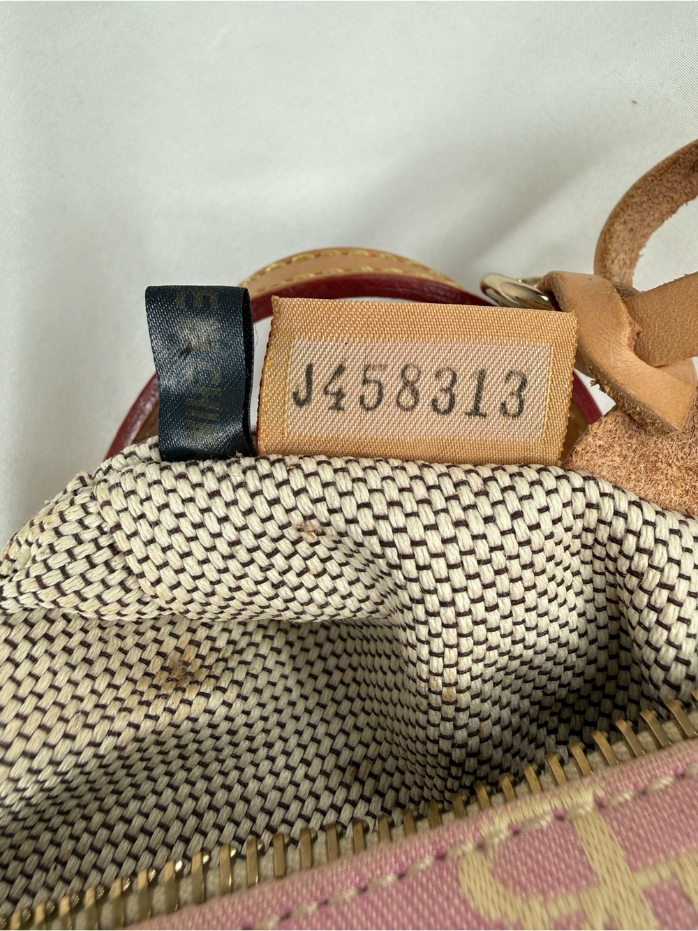 Vintage Dooney & Bourke Y2K Pink Mini Monogram Canvas Barrel Bag Purse - Picture 16 of 16
